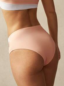 VARSIVA Women's Summer Beach Vacation Color Block Hollow-Out Bikini Bottom - Multicolor - View 7