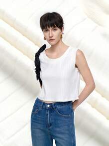 SHEIN Clasi 新款女士百搭舒适短上衣，设计简约时尚，高品质外套休闲背心