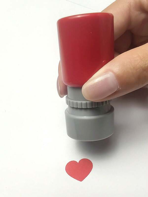 SHEIN Hartvormige stempel, multifunctioneel, terug naar school, schoolbenodigdheden