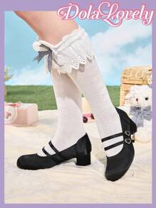 Dola Lovely Women's Adjustable Buckle Decor Fashion High Heel Pumps - Black - View 10