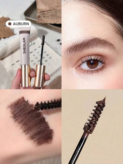 Hold 'Em Up Tinted Brow Gel-Auburn Tinta Per Sopracciglia Voluminosa A Lunga Durata Con Fibre Simili A Peli Non Unge Modella Solleva Fissa Le Sopracciglia Crema Per Sopracciglia Con Pennello Per Sopracciglia Marchio Bellezza Trucco Cosmetico Per Donne Ragazze Perfetto Per Autunno Inverno Ideale Per Y2K Elegante Moda Adatto Per Compleanno Natale Presente Festa Pronto Migliore Colore