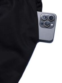 Manfinity Sport Corelite Pantalones deportivos informales con cordón y transpirables para hombres