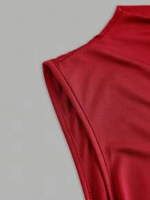 Auralis 3pcs Women Plus Size Sleeveless Fitted Basic Tank Top - Red - View 9
