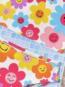 Young Girls Casual Minimalist Fitted Camisole & Bikini Swimwear Set, Suitable For Summer - Multicolor - View 5