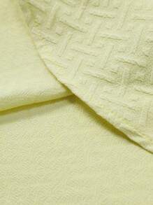 Manfinity Homme Men's Solid Color Short Sleeve Pocket Casual Shirt And Shorts Set