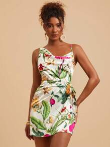 Travachic Váy yếm in dệt mini cho phụ nữ, trang phục mùa hè cho phụ nữ, quần áo phụ nữ đi nghỉ nhiệt đới, mùa hè, trang phục nghỉ mát cho phụ nữ, váy mùa hè cho phụ nữ - Nhiều màu - Xem 7