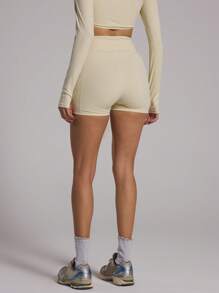 Musera Sport High Rise Fitted Booty Shorts Musera Sport Active Workout Gym ,Padel, Tennis, Pickleball