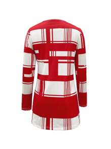 Women's Long Sleeve Zip Up T-Shirt, Casual Minimalist Fashion, Suitable For Summer Fall Cloth For Women