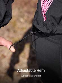 In My Nature Women's Contrast Color Long Sleeve Zipper Collar Sun Protection Jacket Hiking Women Clothes