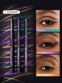 SHEGLAM Chroma Zone Multichrome Gel Liner-Subliminal Waterproof Shimmer Eyeliner Pencil Sweat-Proof Highly Pigmented Green Gold Cream Eyeliner Kohl,Kajal,Henna Brand Beauty Makeup Face Paint Cosmetic For Women Girls Perfect For Winter Spring Ideal For Y2K Fancy Fashion Suitable For Birthday Gift Party Ready Best Color - Subliminal - View 2