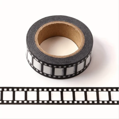 1 Rolle 10M gestaltetes Washi Tape, süße Aufkleber Tagebuch Aufkleber, DIY Aufkleber, Notizbuch Aufkleber, Journaling Zubehör, Abdeckband, Scrapbooking Zubehör, Nano Tape, Sammelalbum Aufkleber, Schule