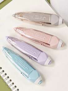 创意笔式伸缩修正带（带替换芯）颜色随机 6米/条 开学季 - 彩色 - 查看 3