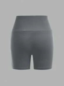 SHEIN Girlism Tween 女童修身休闲简约舒适宽腰纯色 3 件套短裤 - 彩色 - 查看 6