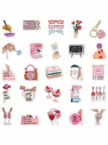 50 stuks inspirerende stickers, motiverende plakboekstickers voor waterflessen, waterdichte positieve bevestigingsbeloningsstickers voor laptop, skateboard, computer, bagage - Veel kleurig - Bekijken 3