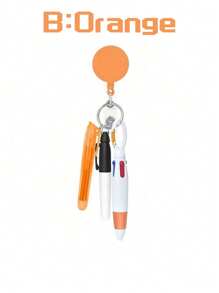 1 Set Nurse Pen Set - 1 Pc Highlighter Pen 1pc Marker Pen 1pc Retractable Ball Pen 1pc Nurse Retractable ID Name Badge Reel - Multicolor - View 11