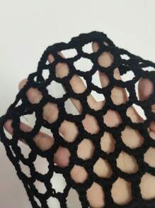 SHEIN Swim 雪纺罩衫 - 甜美迷你裙 夏季女装