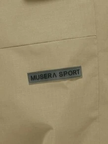 Musera Sport Straight Leg Cargo Toggle Elasticated Waist Sports Pants ,Padel, Tennis, Pickleball Gym Fitness Fall Winter