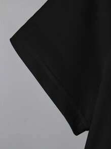 Women Crew Neck Cropped Tee, Minimalist And Fashionable For Summer