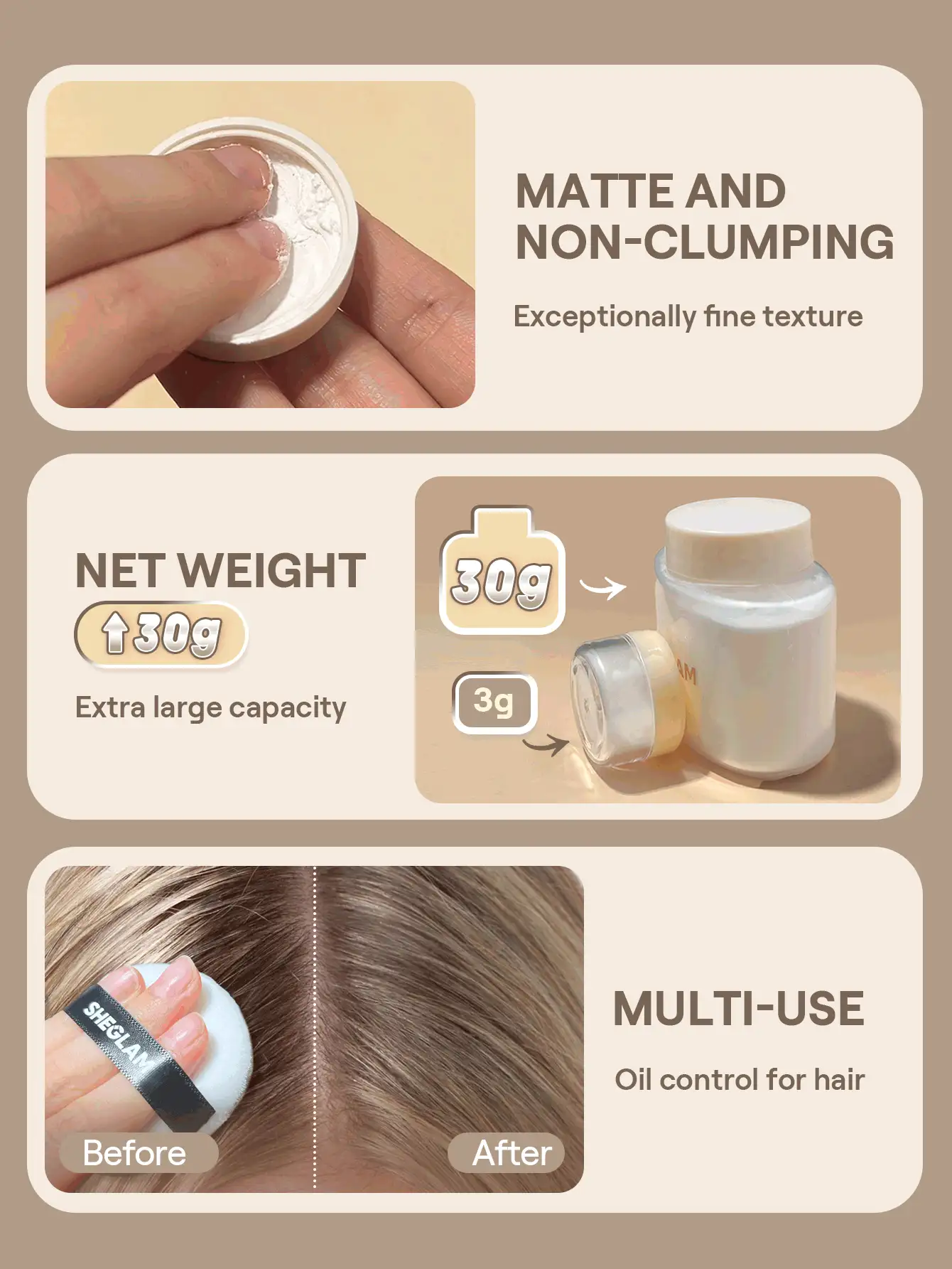 SHEGLAM Blur in a Bottle Polvo fijador suelto Marca Belleza Maquillaje Maquullaje Cosmética para Mujeres Niñas Perfecto para Invierno Ideal para Y2K Elegante Moda Adecuado para Cumpleaños Regalo Fiesta Listo Mejor Color