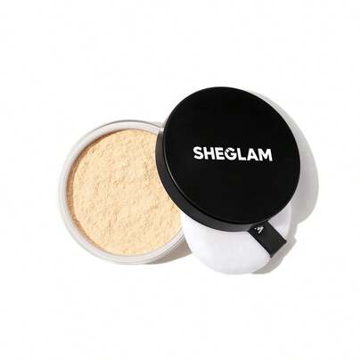 SHEGLAM Baked Glow Setting Powder Brand Beauty Makeup Face Paint Cosmetic For Women Girls Perfect For Spring Summer Ideal For Y2K Fancy Fashion Suitable For Birthday Mother'S Day Gift Rave Party Ready Best Color