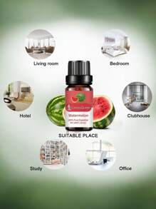 1/2 /3bottle Of Watermelon Aromatherapy Essential Oil, Suitable For Home Air Purification, Car Aromatherapy, Diffuser, Enhancer, Humidifier, Candle, Soap, Air Purification, Fresh Air Aromatherapy -10ml - Multicolor - View 4
