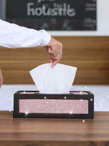 1 Pc Self Adhesive Rhinestone Rhinestone Bling Crystal Ribbon Sticker Wrap For Craft Jewel Tape Roll With 2 Mm Rhinestones For DIY Car Phone Decoration