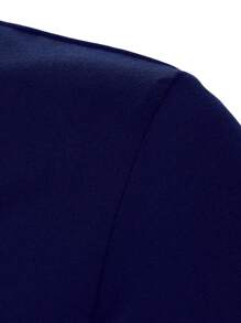 Manfinity Homme Áo thun nam tay ngắn màu tối giản giản dị - Nhiều màu - Xem 5
