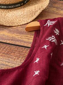 SHEIN LUNE 无袖绣花衬衫，简约时尚，适合夏季