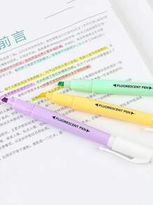 6 sztuk zakreślaczy, różne pastelowe kolory, końcówka ścięta, estetyczny zestaw zakreślaczy, na bazie wody, bez rozmazywania do dziennika, planera biblijnego, notatek, dorosłych, dzieci, studentów, biura, artykułów szkolnych (6 fajnych kolorów) powrót do szkoły