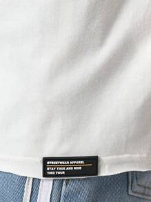 SUMWON Jersey Tank Top Sleeveless Athletic Raw Edge Youth Sport Casual Summer Training Workout Performance Basic Essential Streetwear Activewear - White - View 4