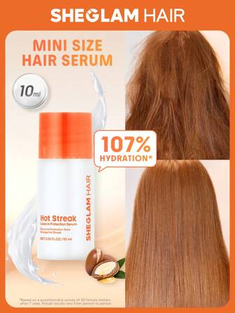 Pepticore-6 Sérum de protection sans rinçage – Taille de l'échantillon [Cadeau] 10 ml/0,3 Fl Oz Masque capillaire Sérum capillaire Protection contre la chaleur Sérum de traitement capillaire pour la protection des cheveux contre les mèches chaudes, hiver Y2k rose Thanksgiving décor de Noël maquillage fête produits pour cheveux bouclés Graduation Anniversaire Vacances Summer Hiver Automne Femmes Se maquiller Faire la fête Plage Voyage Camping En plein air École Campus Festivals Décor Cadeau Présent Rose Fille Meilleur Couleur Charme Ambiance rose Noël Nouvelle année Jour de Thanksgiving Saint Valentin