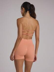 罗纹后背吊带运动文胸 Musera Sport 活力运动、板式网球、匹克球、健身房健身