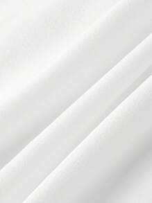 SHEIN MOD Damen Off-Shoulder Schleifchen Weiß Party Mini Kleid