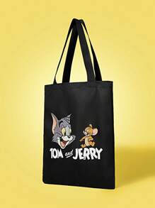 TOM & JERRY X SHEIN 街头可爱女士手提包 - 彩色 - 查看 2