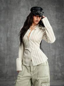 Coolane Áo cánh bó sọc vàng cổ điển cho buổi tối hẹn hò mùa xuân và mùa hè dành cho nữ - Nhiều màu - Xem 6