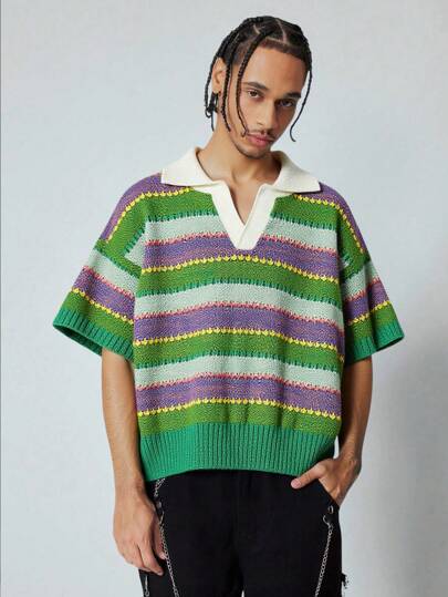 Street Life Blusa de manga corta de punto, minimalista, informal y de uso diario