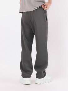 SUMWON Athletic Sweatpants Comfortable Loose Fit Elastic Ankle Casual Jogger Pants Workout Lounge Winter Training Running Athleisure Streetwear - Dark Grey - View 5