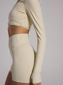 Musera Sport High Rise Fitted Booty Shorts Musera Sport Active Workout Gym ,Padel, Tennis, Pickleball