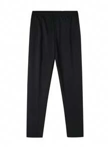 Manfinity Sport Corelite Pantalones de hombre con estampado geométrico y cordón en la cintura para entrenamiento y actividad diaria