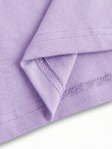 SHEIN Maternity Sleeveless Round Neck Tight Fit Tank Top In Multiple Colors, City Casual Style For Summer - Mauve Purple - View 14