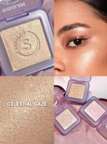 SHEGLAM Moonside Highlighter-Celestial Gaze 粉狀高光粉 閃光持久亮白不結塊高光粉 夏季高光粉 品牌 美容 化妝 化妝品 適合女性與女孩 完美搭配冬季春季 Y2K 時尚 流行 生日禮物 假期 派對準備就緒 最佳顏色 - Celestial Gaze - 查看 1