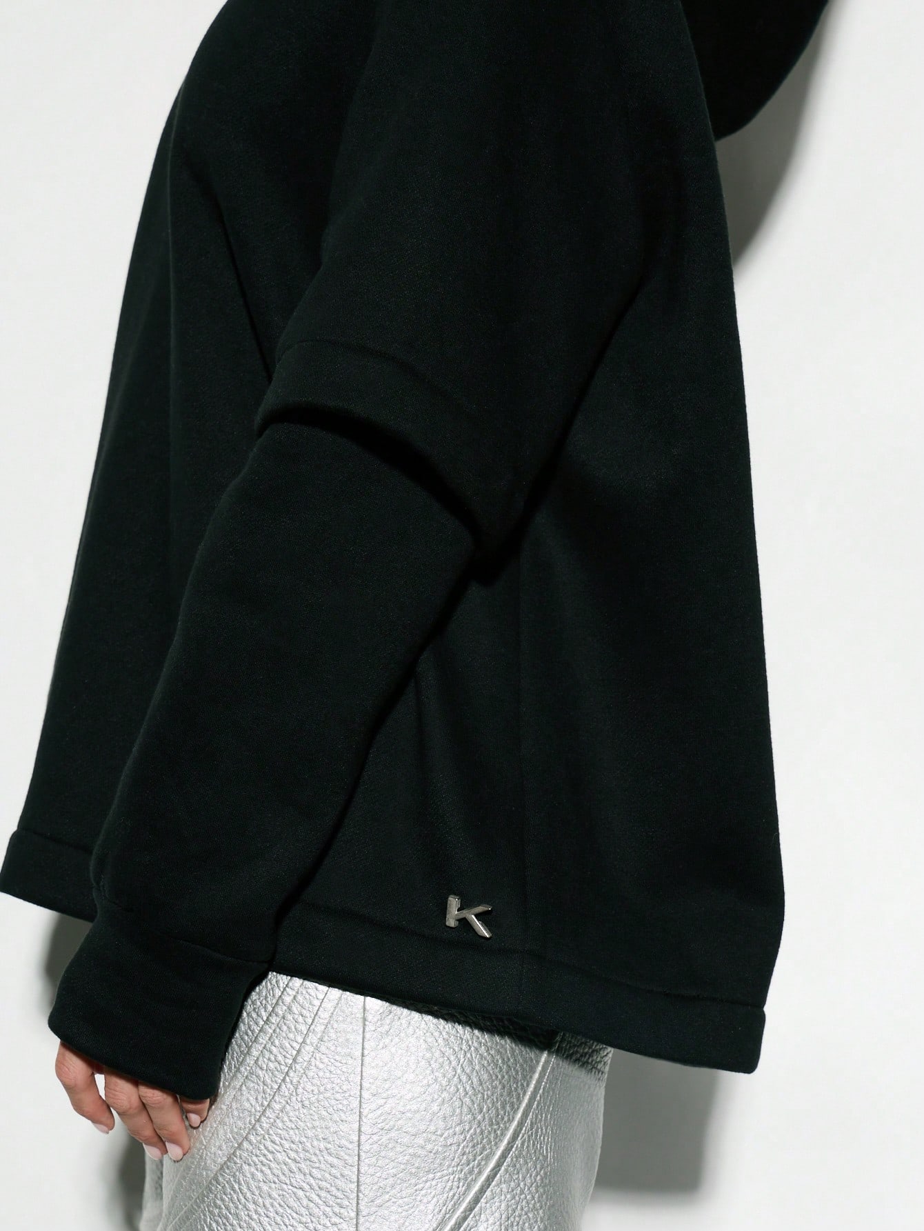 Double Layer Oversized Sweatshirt Hoodie Layering Essential