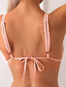 Swim Mod Bộ Đồ Bơi Bikini Họa Tiết Hoa Ngọt Ngào Cho Nữ, Thích Hợp Cho Kỳ Nghỉ Hè Đi Biển - Nhiều màu - Xem 3