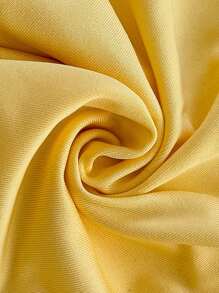 Soleia Cream Yellow Casual Vacation Western Beach Wedding Guest Graduation Brunch Women's Apparel St. Patrick's Day Spring Break Easter Music Festival Elegant Bohemian Tropical Graceful New Knit Texture Vacation Elegant Bustier Mesh Sequin Embroidered Blouse For Ladies - Yellow - View 8