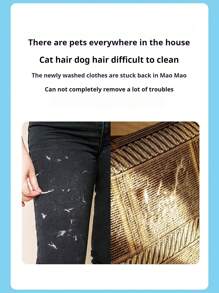 PETSIN 1/4/8 Pcs Washing Machine Pet Hair Remover Balls, Adhesive For Cat/Dog Hair Anti-Wrapping, Lint Cleaning Balls - Multicolor - View 4