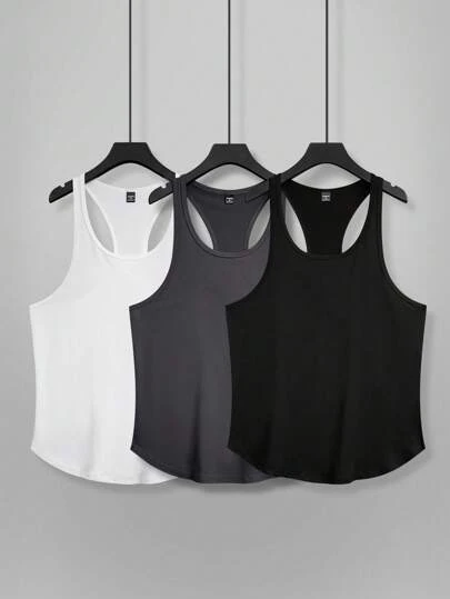 Manfinity Homme 男式休闲百搭纯色背心