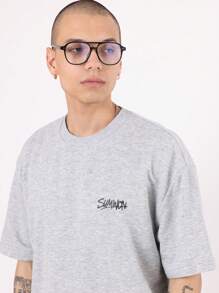 SUMWON Athletic Co-Ord Set Applique Design Loungewear Tracksuit Ultra Soft Training Workout Sport Casual Matching Set Perfect For Spring Summer Athleisure Streetwear - Grey - View 5