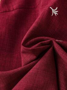 SHEIN LUNE 无袖绣花衬衫，简约时尚，适合夏季