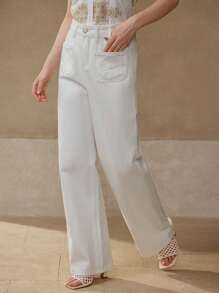 MOTF PREMIUM EMBROIDERY POCKET JEANS
