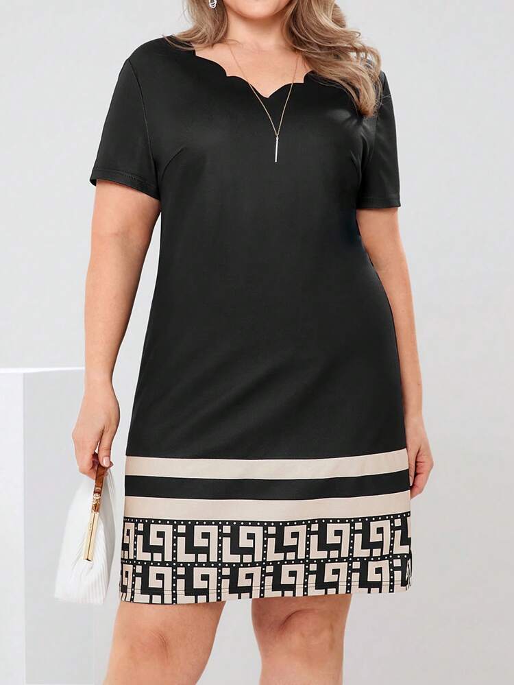 Plus Size Casual Minimalist \u0026 Fashion Dress For Daily Wear Spring Outfits  For Women Bridal Shower Dress White Elegant｜Emery Rose